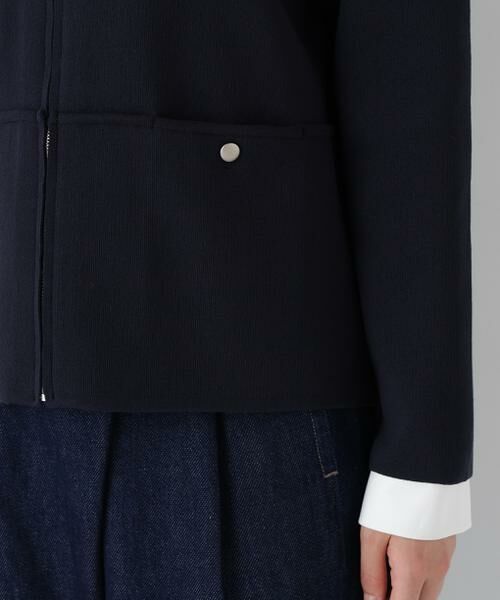 human woman / ヒューマンウーマン アウター | ◆コットンスムースジップアップＪＫ | 詳細9