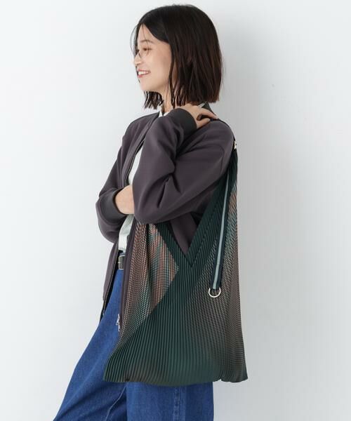 human woman / ヒューマンウーマン バッグ | ◆プリーツＹバッグ | 詳細11