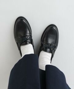 human woman / ヒューマンウーマン シューズ | ◆レザーデッキシューズ