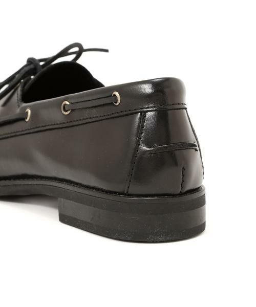 human woman / ヒューマンウーマン シューズ | ◆レザーデッキシューズ | 詳細6