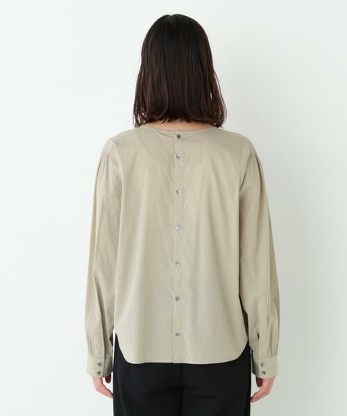human woman / ヒューマンウーマン シャツ・ブラウス | ◆インドキルトヨークノーカラーブラウス | 詳細7