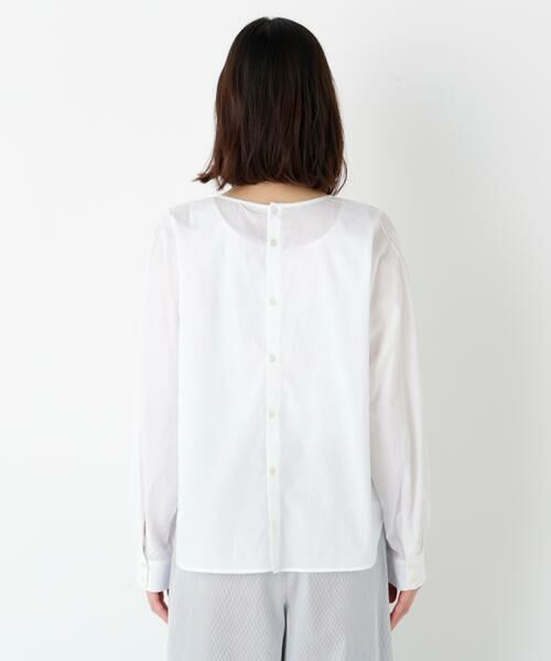 human woman / ヒューマンウーマン シャツ・ブラウス | ◆インドキルトヨークノーカラーブラウス | 詳細19