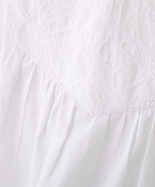human woman / ヒューマンウーマン シャツ・ブラウス | ◆インドキルトヨークノーカラーブラウス | 詳細20