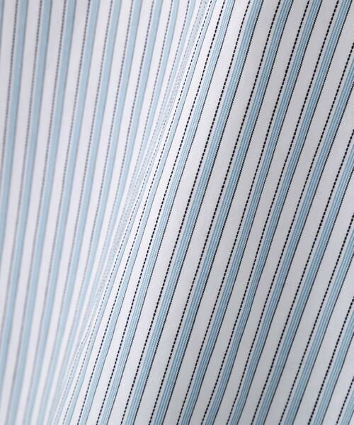 human woman / ヒューマンウーマン シャツ・ブラウス | ◆ストライプ形態安定ボックスブラウス | 詳細11