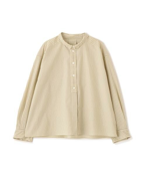 human woman / ヒューマンウーマン シャツ・ブラウス | ◆ストライプ形態安定ボックスブラウス | 詳細12