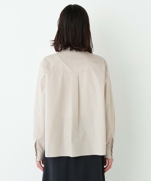 human woman / ヒューマンウーマン シャツ・ブラウス | ◆レースドッキングバンドカラーブラウス | 詳細6