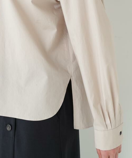 human woman / ヒューマンウーマン シャツ・ブラウス | ◆レースドッキングバンドカラーブラウス | 詳細9