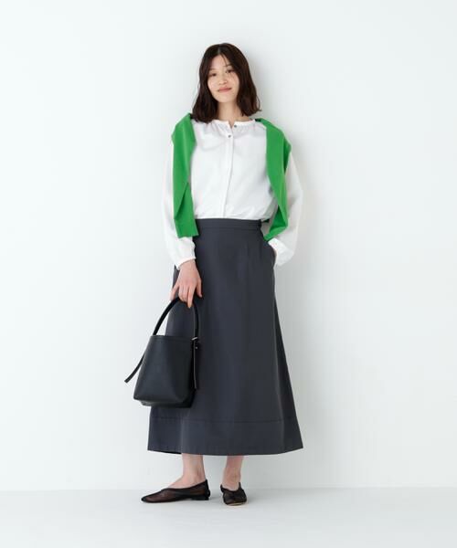human woman / ヒューマンウーマン スカート | ◆《ウォッシャブル》コードストレッチセミフレアースカート | 詳細12