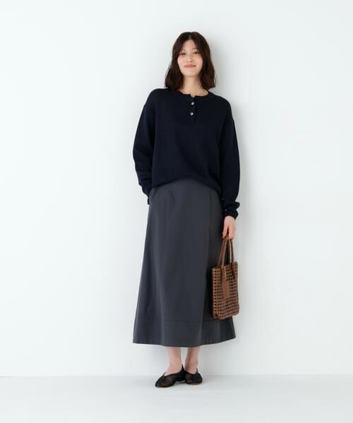 human woman / ヒューマンウーマン スカート | ◆《ウォッシャブル》コードストレッチセミフレアースカート | 詳細13