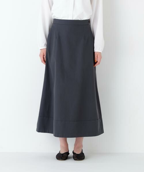 human woman / ヒューマンウーマン スカート | ◆《ウォッシャブル》コードストレッチセミフレアースカート | 詳細14