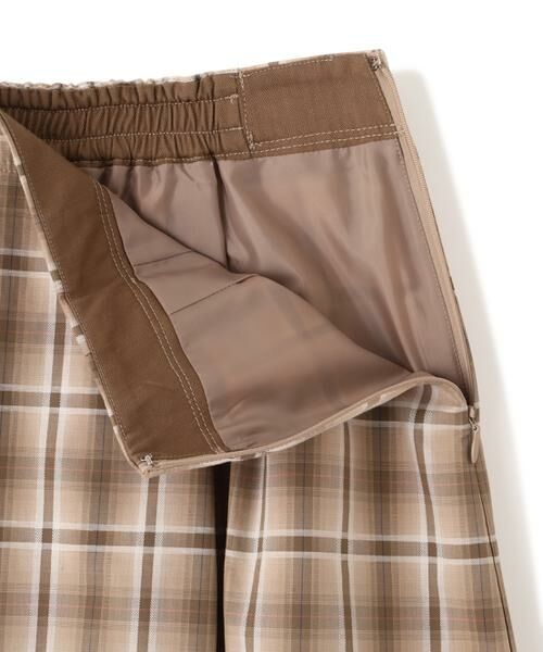 human woman / ヒューマンウーマン スカート | ◆《ウォッシャブル》オリジナル先染めチェックタックスカート | 詳細23