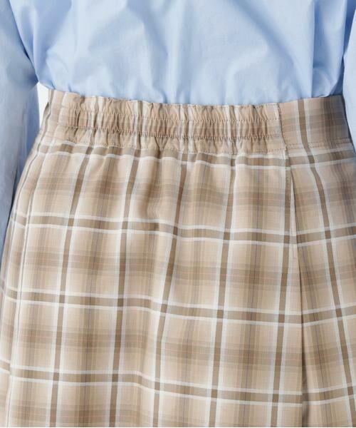 human woman / ヒューマンウーマン スカート | ◆《ウォッシャブル》オリジナル先染めチェックタックスカート | 詳細26