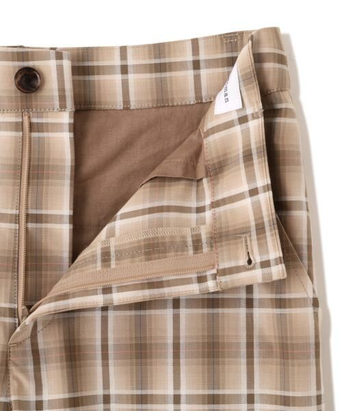 human woman / ヒューマンウーマン パンツ | ◆≪ウォッシャブル≫先染めチェックストレートパンツ | 詳細25