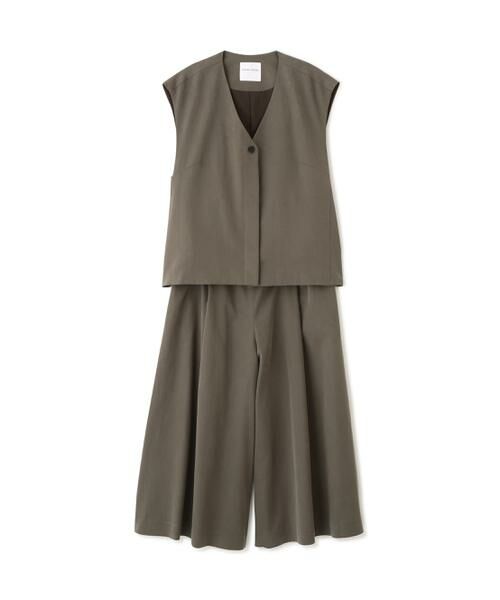 human woman / ヒューマンウーマン ワンピース | ◆セルロースコットンサテンセットアップ | 詳細1