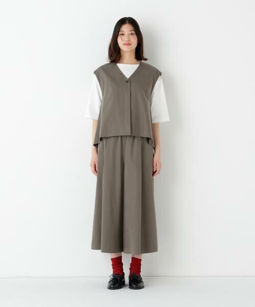 human woman / ヒューマンウーマン ワンピース | ◆セルロースコットンサテンセットアップ | 詳細5