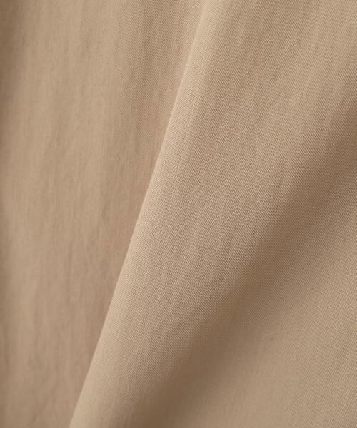 human woman / ヒューマンウーマン アウター | ◆《ウォッシャブル》綿ナイロンダンプスタンドカラーコート | 詳細29