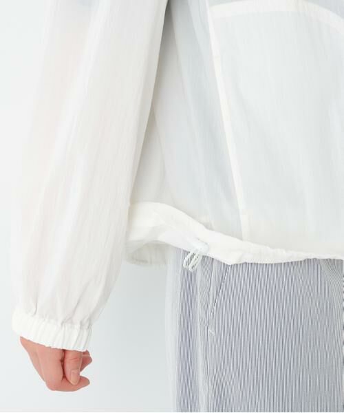 human woman / ヒューマンウーマン ブルゾン | ◆《ウォッシャブル》シアーアノラックフーディーブルゾン | 詳細25