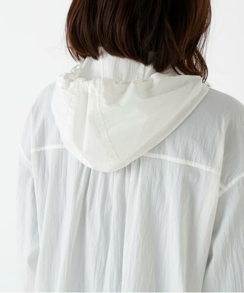 human woman / ヒューマンウーマン ブルゾン | ◆《ウォッシャブル》シアーアノラックフーディーブルゾン | 詳細26