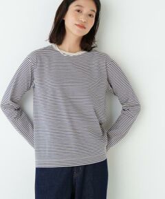 human woman / ヒューマンウーマン カットソー | マルチボーダーロンＴ