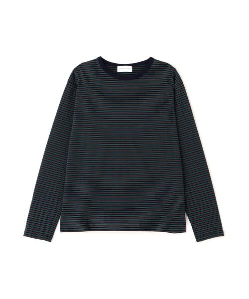 human woman / ヒューマンウーマン カットソー | マルチボーダーロンＴ | 詳細1