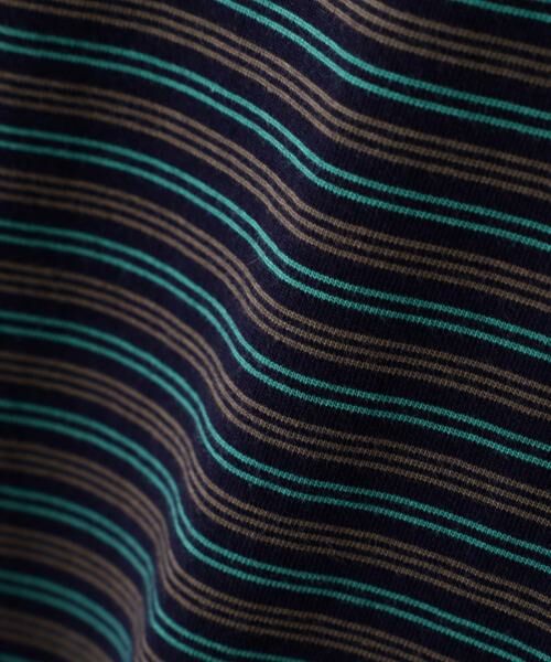 human woman / ヒューマンウーマン カットソー | マルチボーダーロンＴ | 詳細7