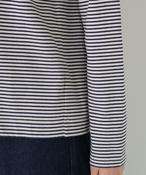 human woman / ヒューマンウーマン カットソー | マルチボーダーロンＴ | 詳細17