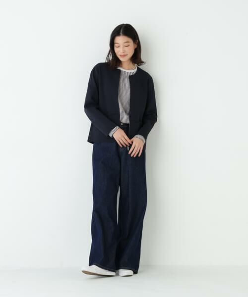 human woman / ヒューマンウーマン カットソー | マルチボーダーロンＴ | 詳細11