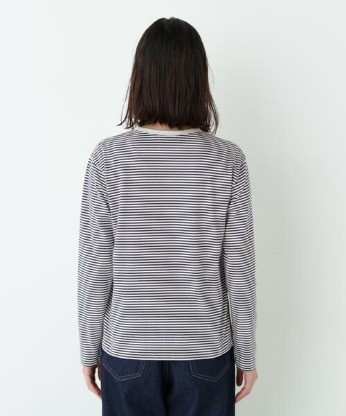 human woman / ヒューマンウーマン カットソー | マルチボーダーロンＴ | 詳細14