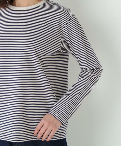 human woman / ヒューマンウーマン カットソー | マルチボーダーロンＴ | 詳細16