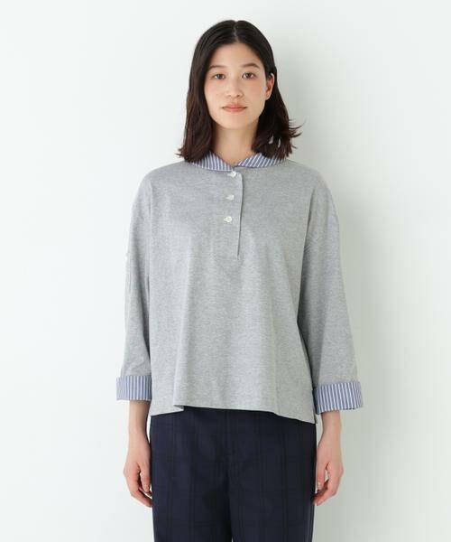 human woman / ヒューマンウーマン カットソー | ◆ＣＯＯＬＭＡＸプレーティング天竺 | 詳細9