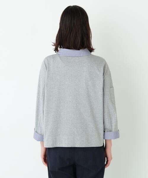 human woman / ヒューマンウーマン カットソー | ◆ＣＯＯＬＭＡＸプレーティング天竺 | 詳細11