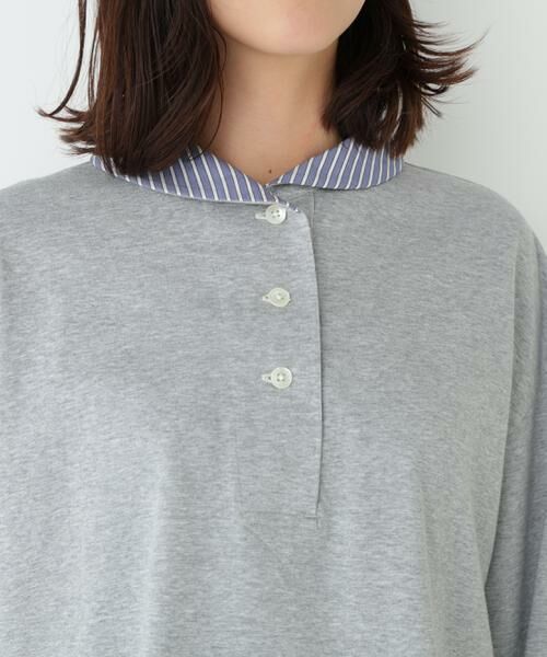 human woman / ヒューマンウーマン カットソー | ◆ＣＯＯＬＭＡＸプレーティング天竺 | 詳細12