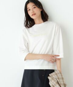 human woman / ヒューマンウーマン カットソー | ◆ミニ裏毛ロゴトレーナー