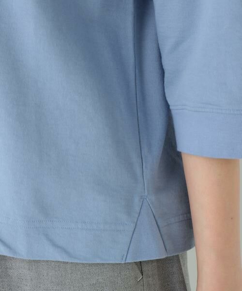 human woman / ヒューマンウーマン カットソー | ◆ミニ裏毛ロゴトレーナー | 詳細9