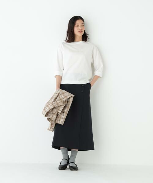 human woman / ヒューマンウーマン カットソー | ◆ミニ裏毛ロゴトレーナー | 詳細18