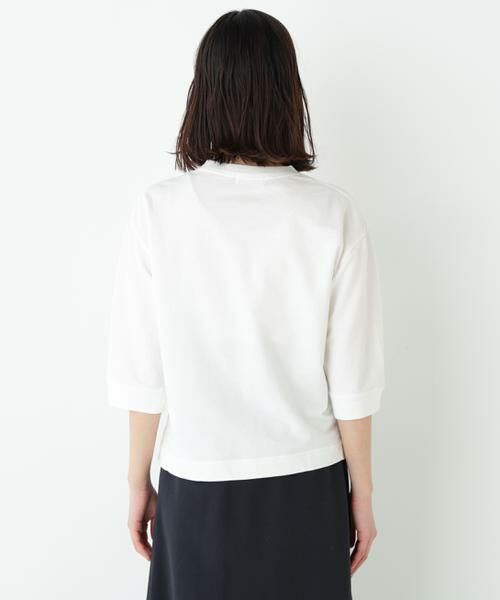human woman / ヒューマンウーマン カットソー | ◆ミニ裏毛ロゴトレーナー | 詳細20