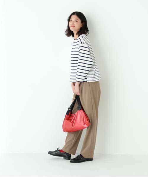 human woman / ヒューマンウーマン カットソー | ◆ハイゲージボーダーカットソー | 詳細3