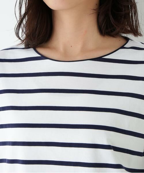human woman / ヒューマンウーマン カットソー | ◆ハイゲージボーダーカットソー | 詳細7