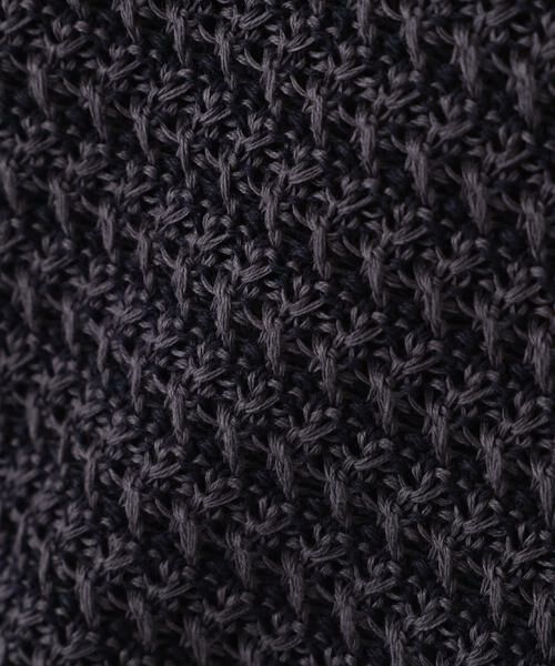 human woman / ヒューマンウーマン ニット・セーター | ◆≪ウォッシャブル≫ミドルゲージギマ地柄クルーネックプルオーバー | 詳細7