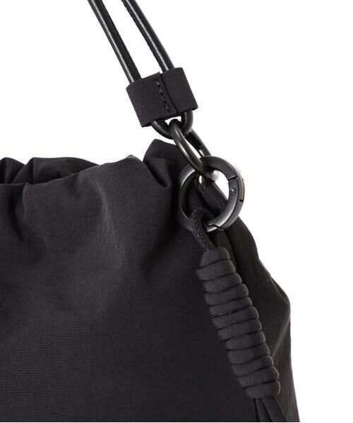 human woman / ヒューマンウーマン バッグ | ◆＆ＭｙｕＱ　ナイロンドローストリングバッグ | 詳細5