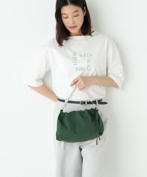 human woman / ヒューマンウーマン バッグ | ◆＆ＭｙｕＱ　ナイロンドローストリングバッグ | 詳細10