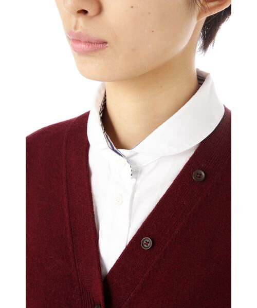 human woman / ヒューマンウーマン ニット・セーター | ライン入りＶネックカーディガン | 詳細6