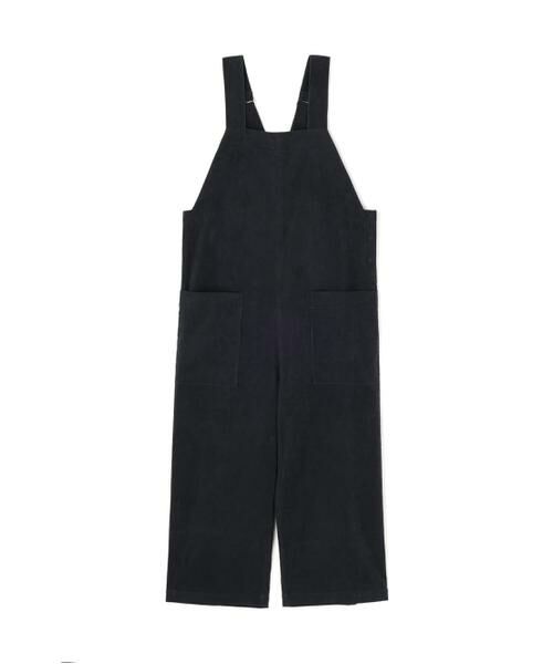 human woman / ヒューマンウーマン ワンピース | OTOAA CORDUROYSALOPETTE(GRAPHITE)