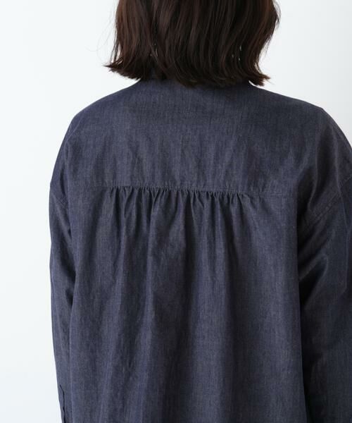 human woman / ヒューマンウーマン シャツ・ブラウス | ◆ライトオンデニムシャツ | 詳細11