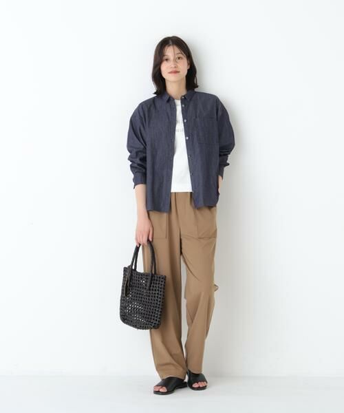 human woman / ヒューマンウーマン シャツ・ブラウス | ◆ライトオンデニムシャツ | 詳細3