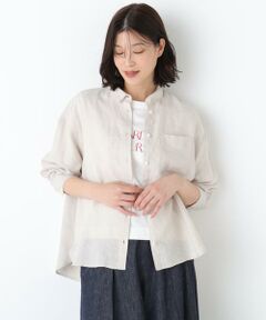 human woman / ヒューマンウーマン シャツ・ブラウス | ◆ハードマンリネンシャツ