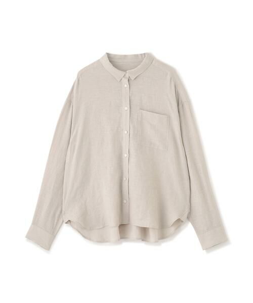 human woman / ヒューマンウーマン シャツ・ブラウス | ハードマンリネンシャツ | 詳細7