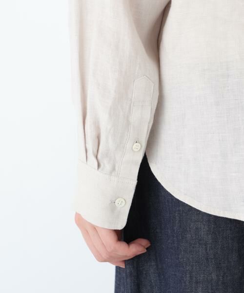 human woman / ヒューマンウーマン シャツ・ブラウス | ハードマンリネンシャツ | 詳細16