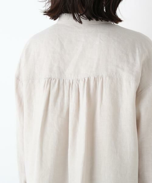 human woman / ヒューマンウーマン シャツ・ブラウス | ハードマンリネンシャツ | 詳細17