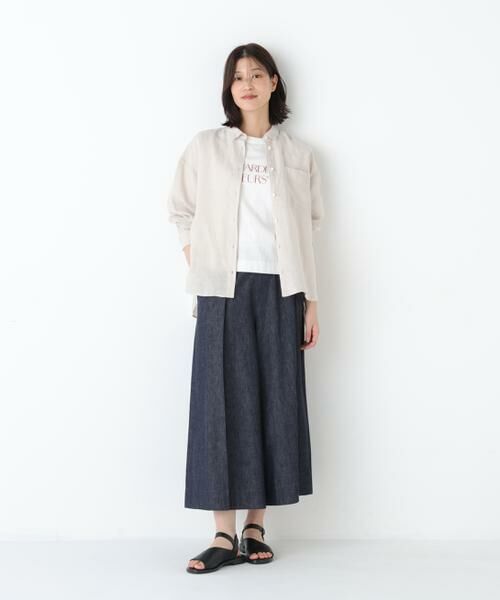 human woman / ヒューマンウーマン シャツ・ブラウス | ハードマンリネンシャツ | 詳細9